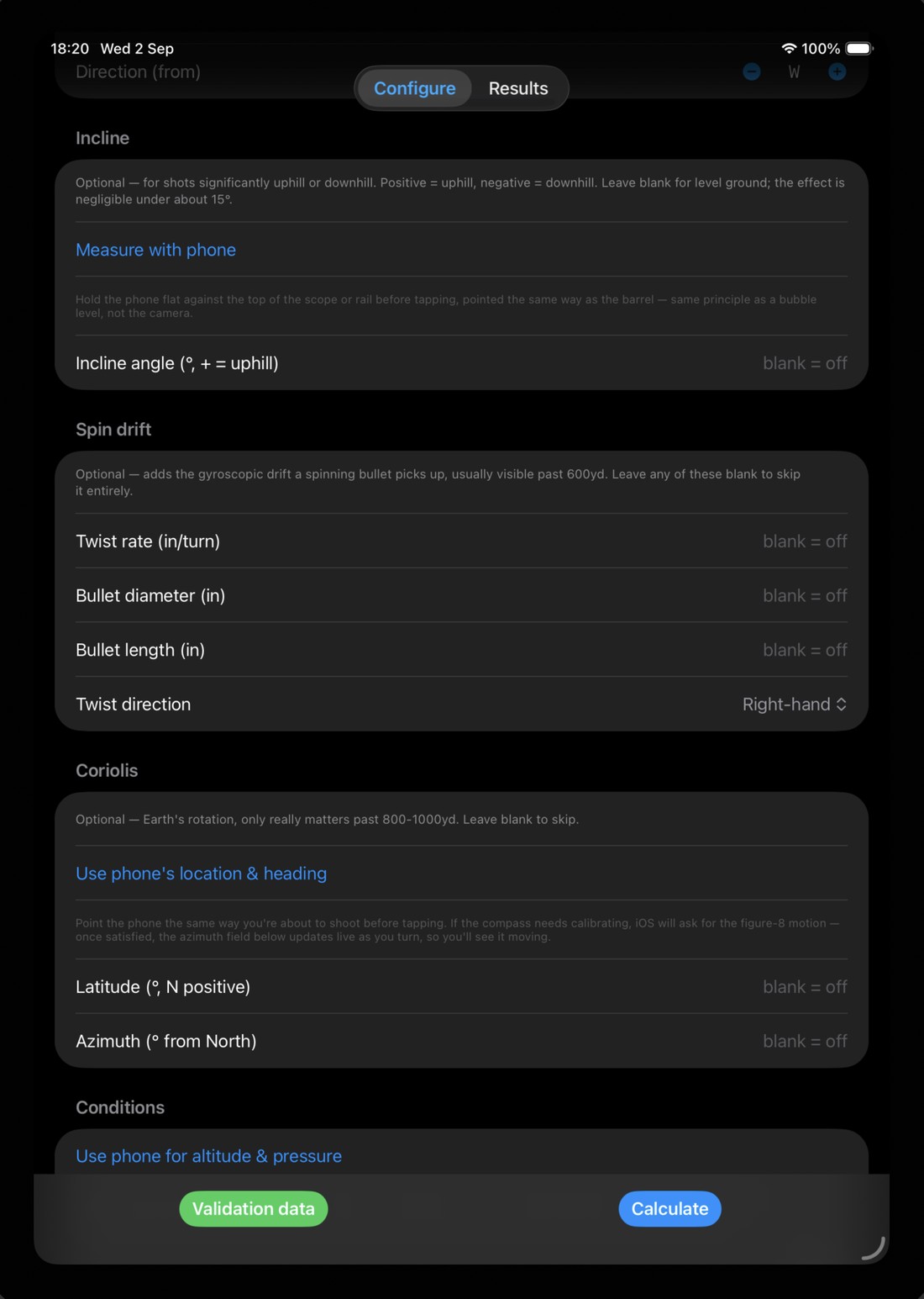 Bob On Ballistics Version 1.2 iPad screenshot 2