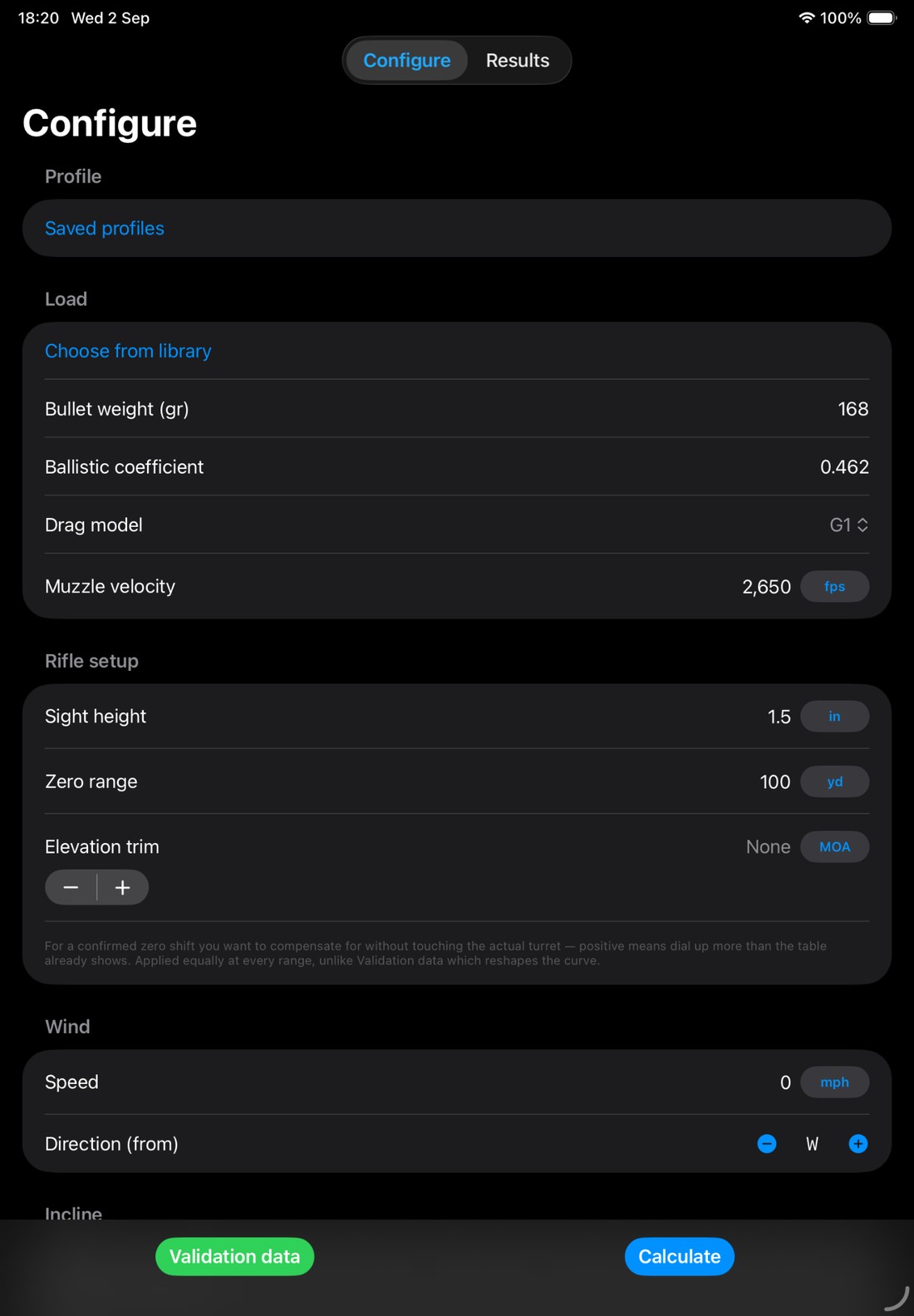 Bob On Ballistics Version 1.2 iPad screenshot 5