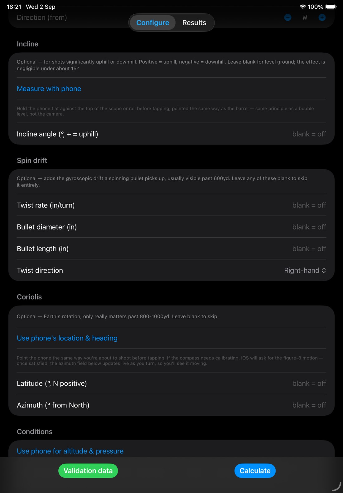 Bob On Ballistics Version 1.2 iPad screenshot 6